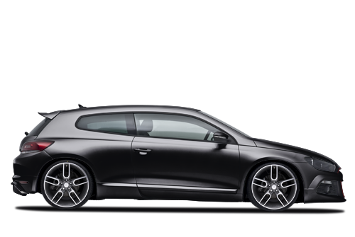 Volkswagen Scirocco Png Isolated File (indigo, black, lavender, white)