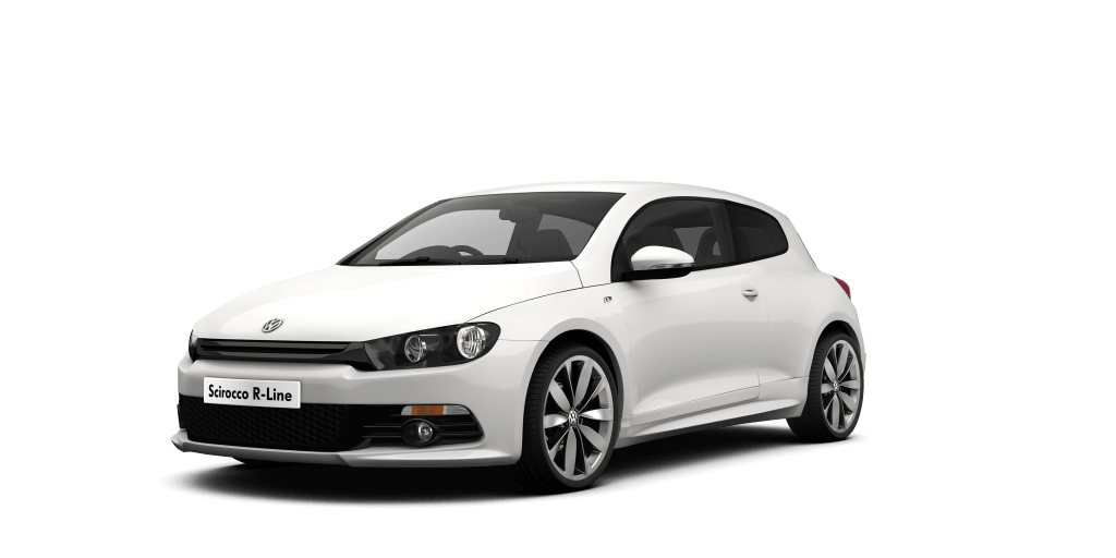 Volkswagen Scirocco Transparent Png (black, gray, white)