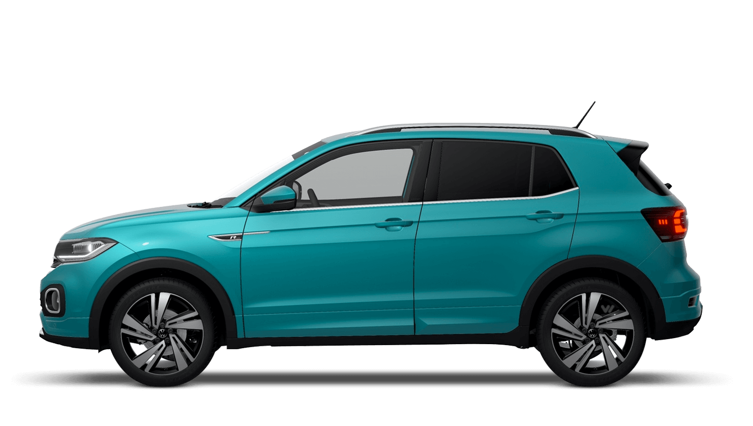 Volkswagen T Cross Png Isolated Image (black, gray)