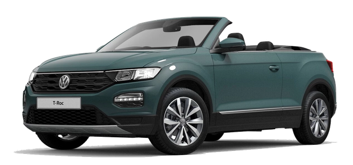 Volkswagen T Roc Cabriolet Png Isolated Hd (black)