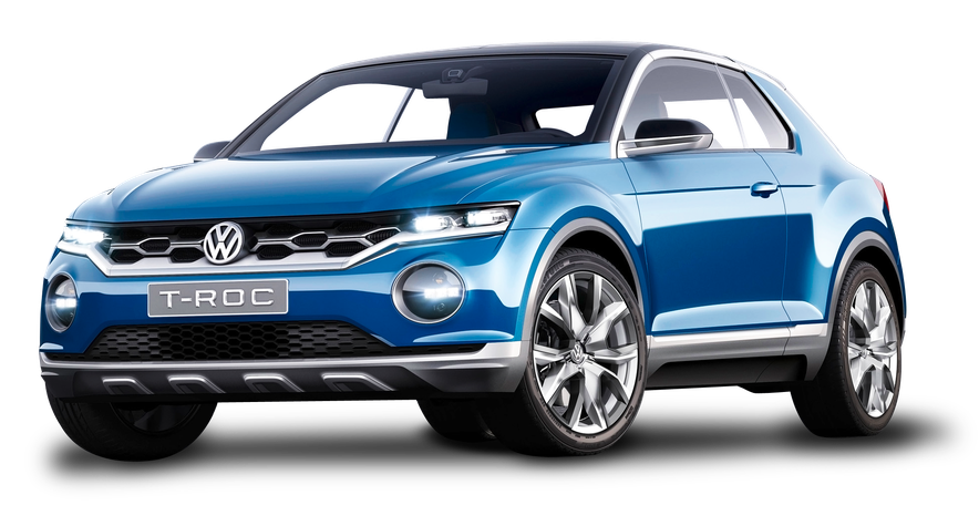 Volkswagen T Roc R Png Isolated Hd (black, white)