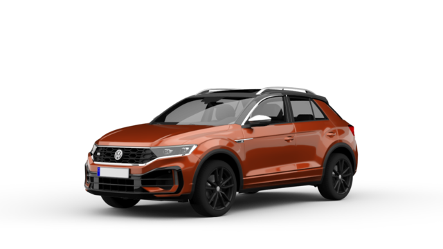 Volkswagen T Roc R Png Isolated Photo (black)