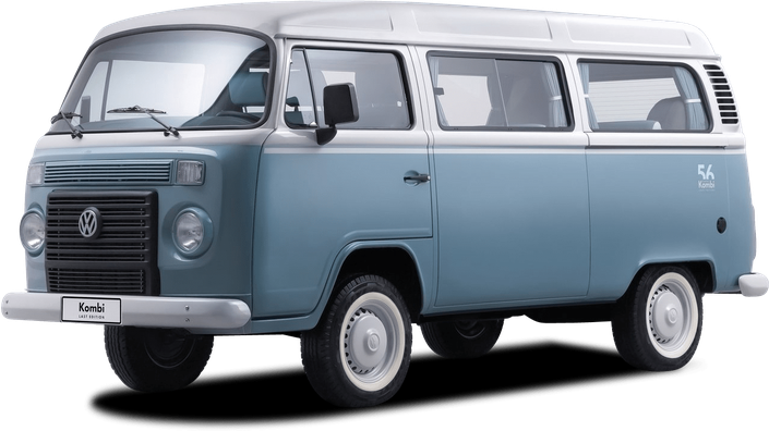 Volkswagen T1 Hippie Transparent Png (black, gray)