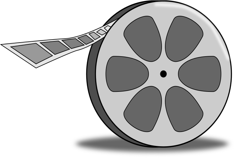 Roll Film Reel Transparent Png (gray, silver, black)