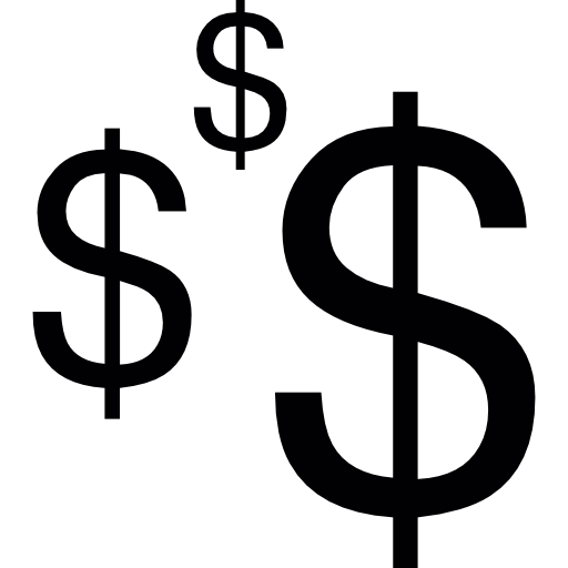 Dollar Sign Png Free Image (black, gray, white, silver)