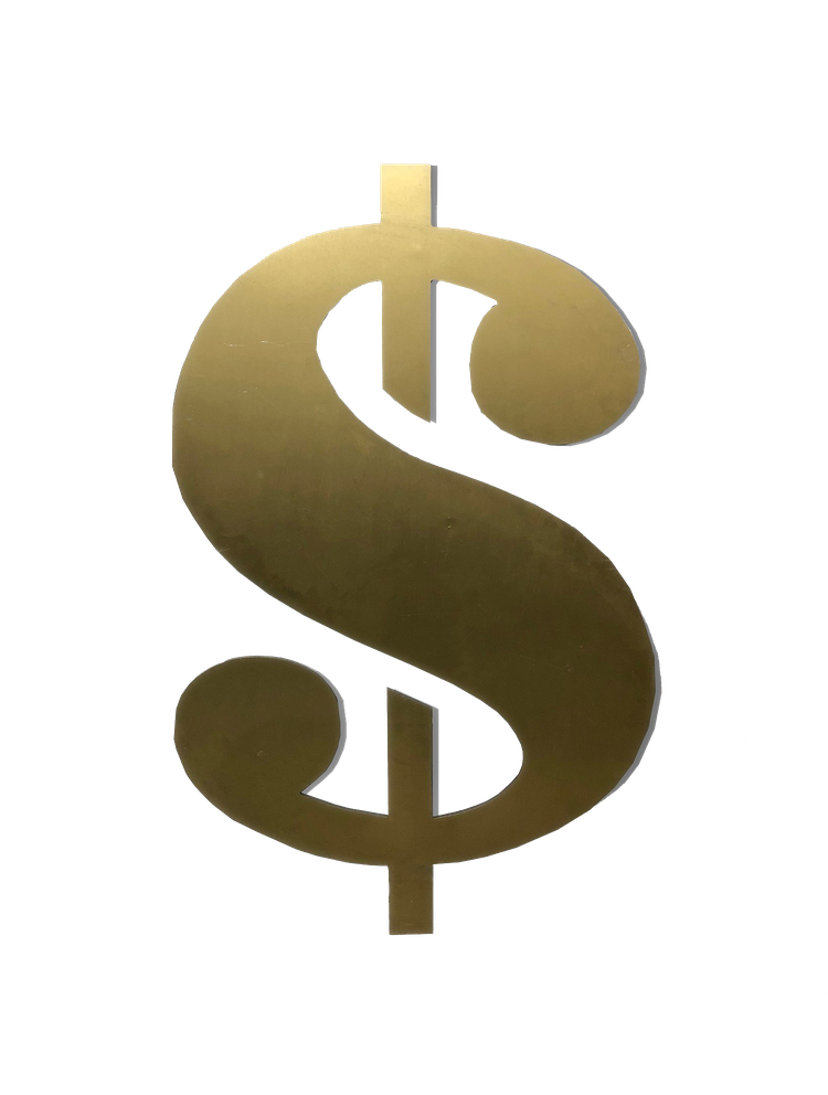 Dollar Sign Png Image (olive, black, maroon)