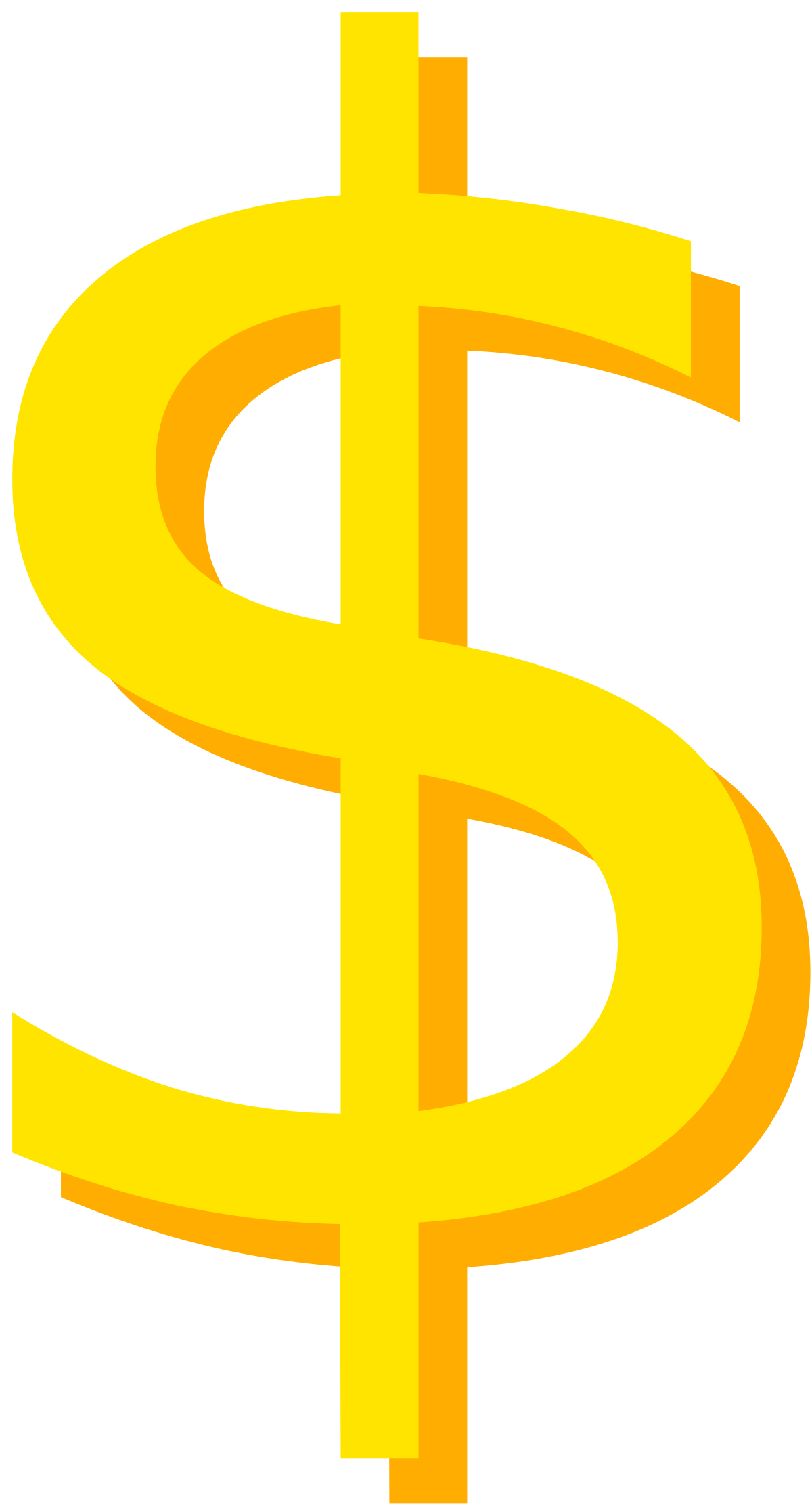 Dollar Sign Png Picture (gold, black, orange, olive)