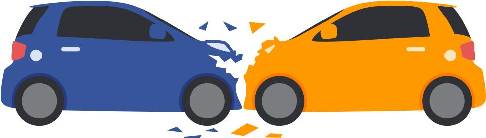 Collision Png Isolated Pic (orange, black, gray, teal)