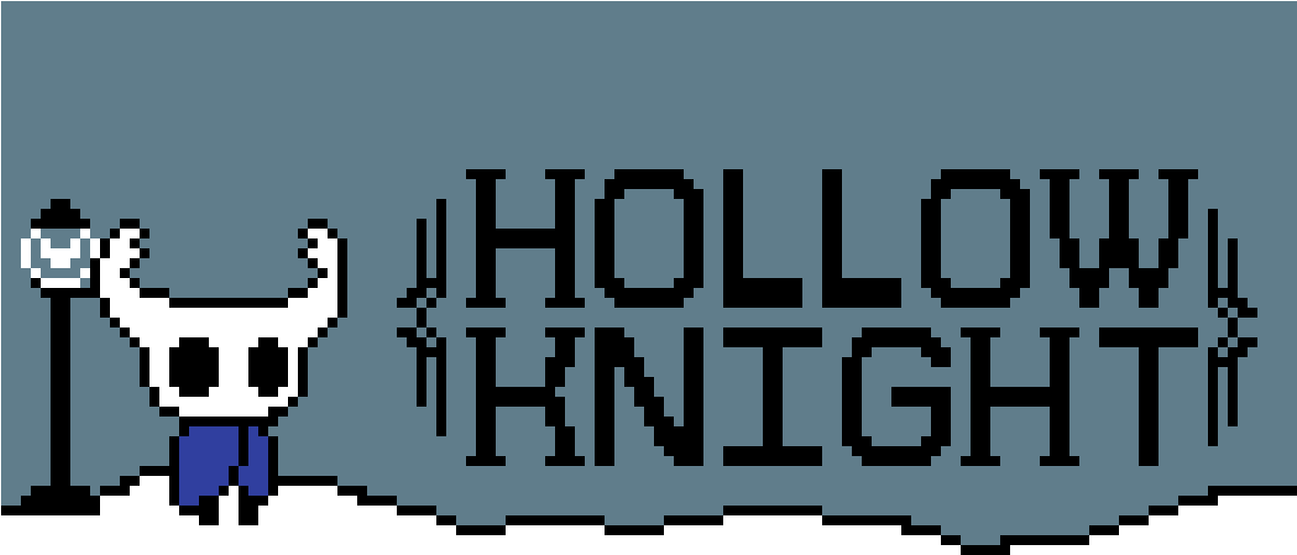 Hollow Knight Logo Png Photos (black, gray)