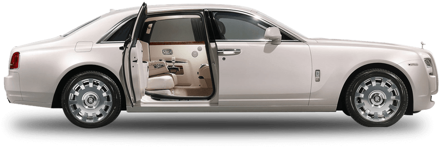 Rolls Royce Ghost Png Isolated Photos (silver, black)