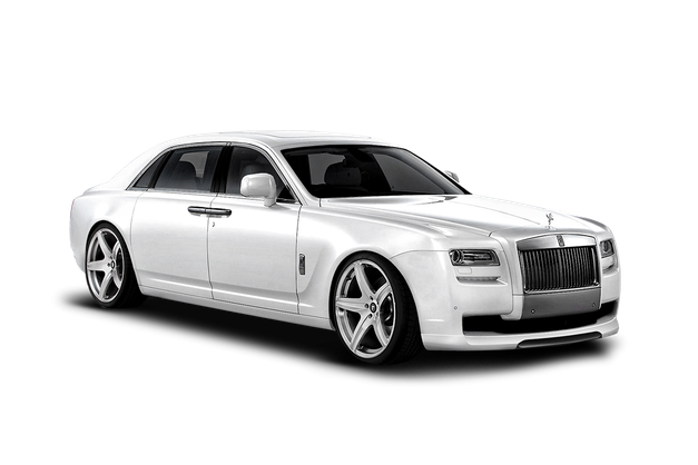 Rolls Royce Ghost Png (silver, black, white)