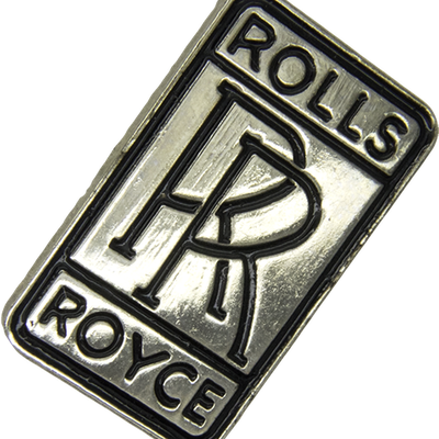 Rolls Royce Logo Png Clipart (black, white)