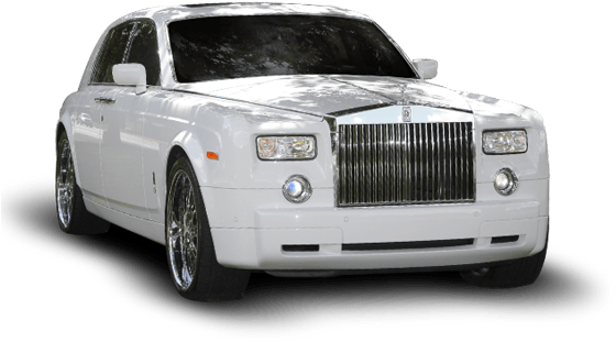 Rolls Royce Phantom Png Image (silver, black, white)