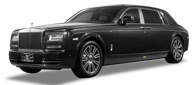 Rolls Royce Phantom Png Isolated File (black)