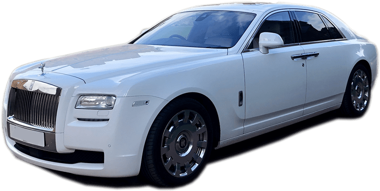 Rolls Royce Phantom Png Isolated Image (black)