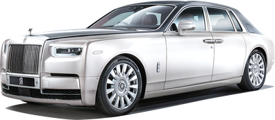 Rolls Royce Phantom Png Isolated Photos (black, white)