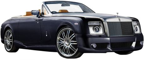 Rolls Royce Phantom Png Isolated Pic (black)