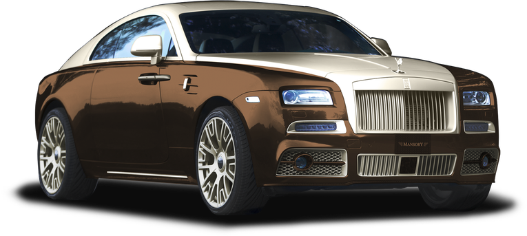 Rolls Royce Wraith Png (gray, black, white)