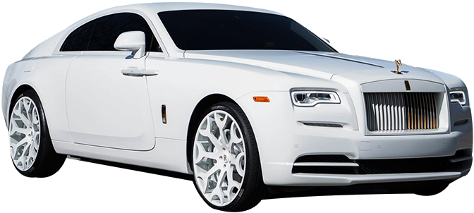 Rolls Royce Wraith Transparent Png (lavender, black)