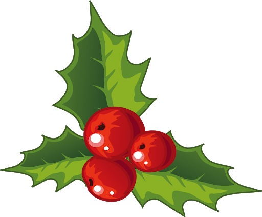 Holly Christmas Png Hd Image (black, green, olive)