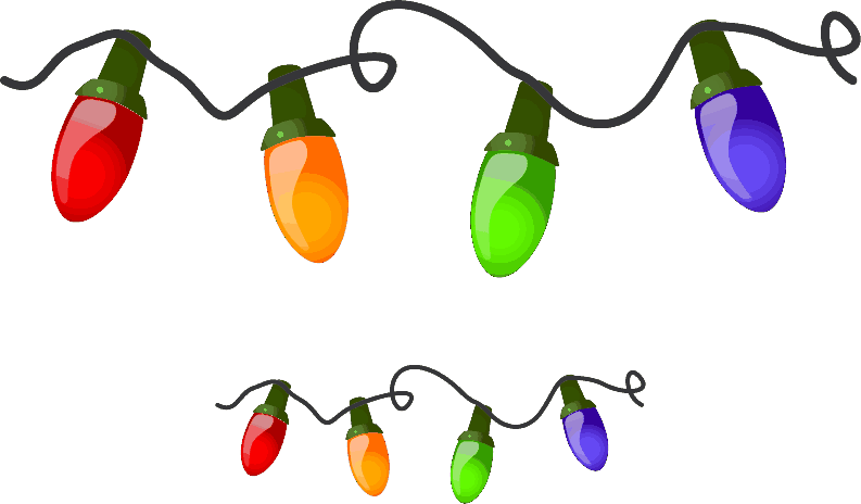 Holly Lights Png Free Download (olive, indigo)