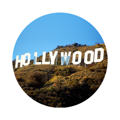 Hollywood Sign Png Hd Photo (black, silver, white)