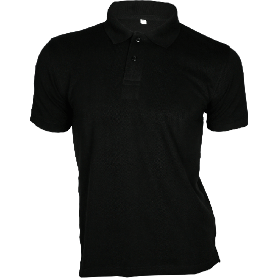 Polo Collar T Shirt Png (black, gray)