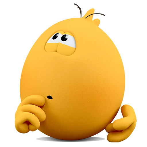 Kolobanga Emoji Png Image (white, orange, black, gold)