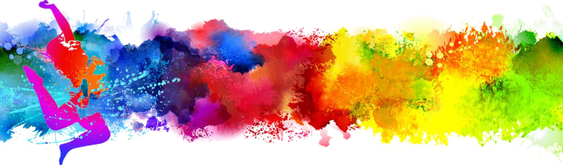 Color Paint Art Png Free Download (gray, yellow, black, teal, red)