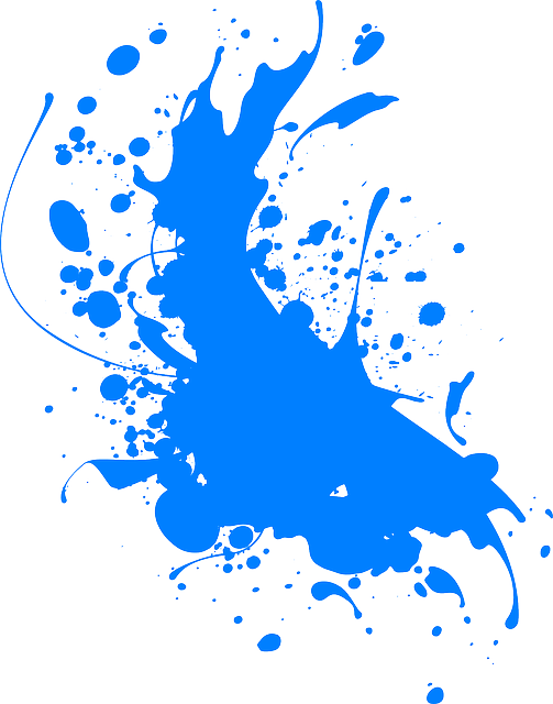 Color Splash Png Hd (blue, white)