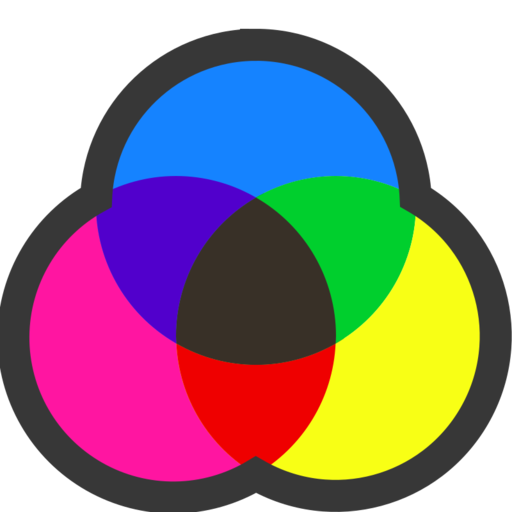 Color Adjustement Mode Channels Free Png Icon Download (purplish red, indigo, black, greenish blue, yellow)