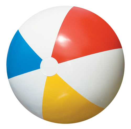 Colorful Beach Ball Inflatable Kids Png (lavender, black, white)