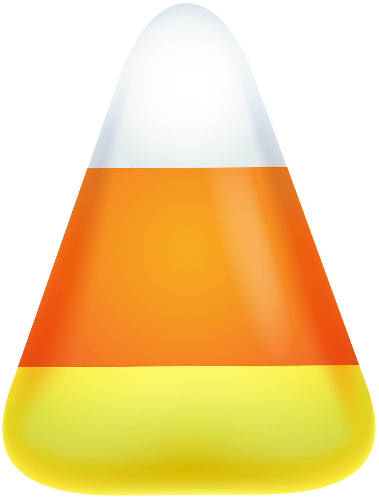 Colorful Candy Corn Png File (orange, black, white)