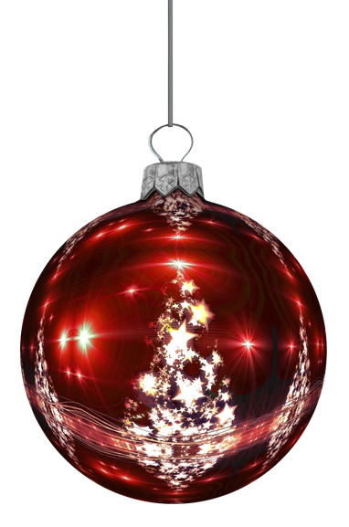 Colorful Christmas Bauble Png Hd (black, white)