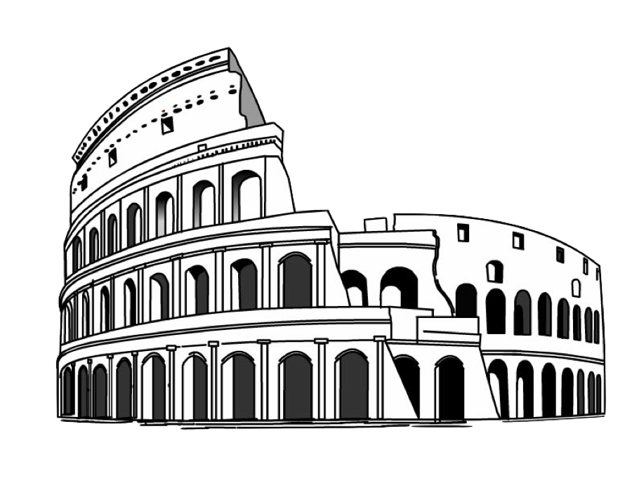 Colosseum Png Hd (silver, black, indigo, white)