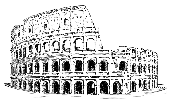 Colosseum Png Image (lavender, white, silver)