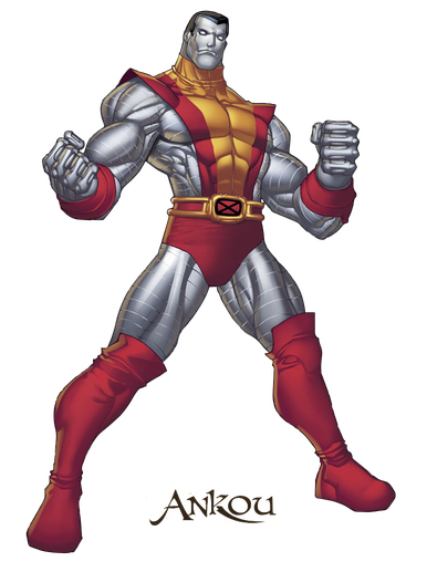 Colossus Transparent Background (black, maroon)