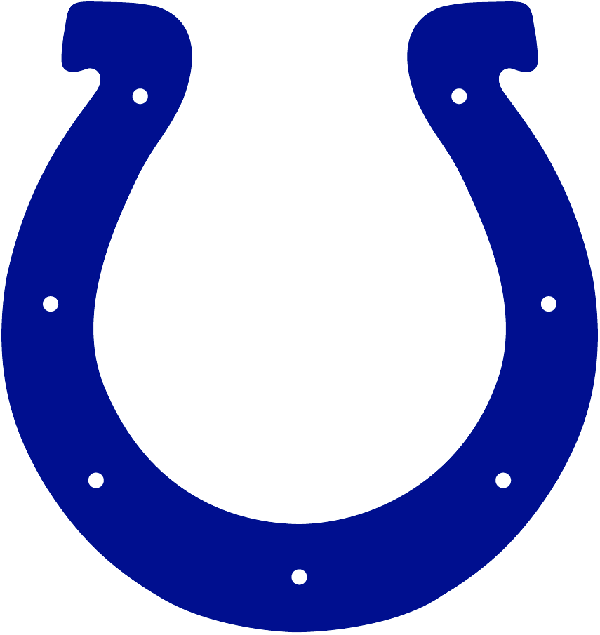 Colts Logo No Background (navy, white)