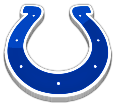 Colts Logo Png Cutout (black, teal, navy, white)