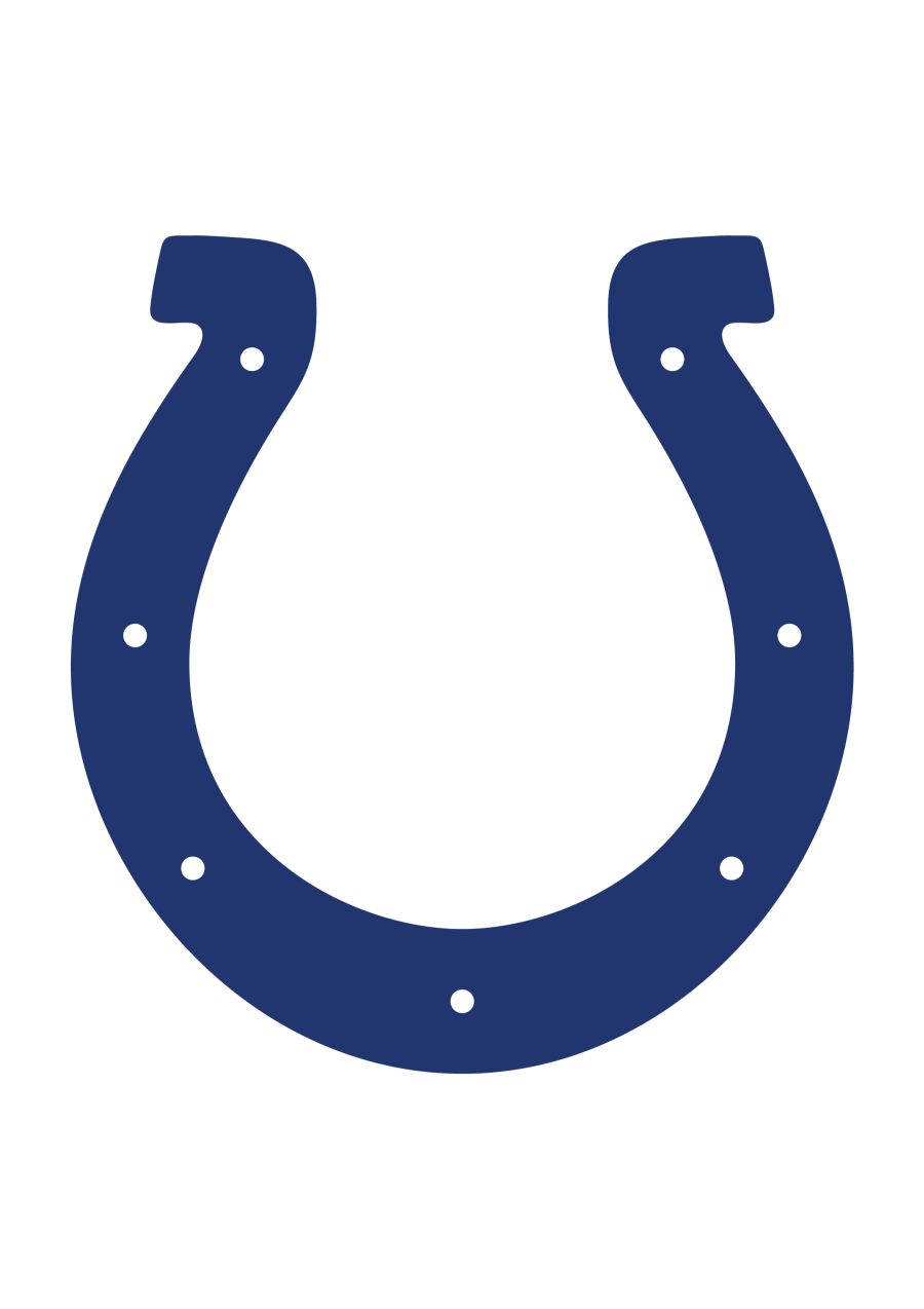 Colts Logo Png File (black, navy)