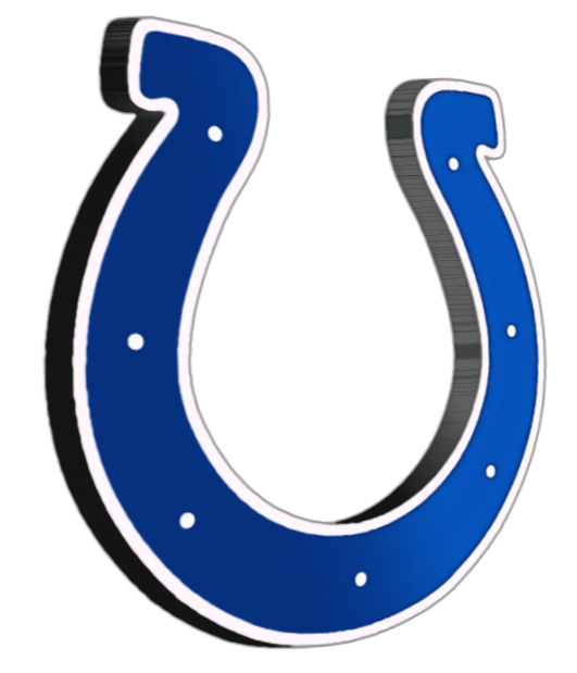 Colts Logo Png Photo (black, teal, navy, white)