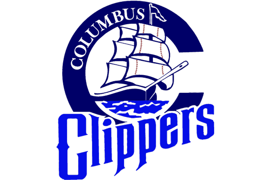 Columbus Clippers Png File (gray, navy)