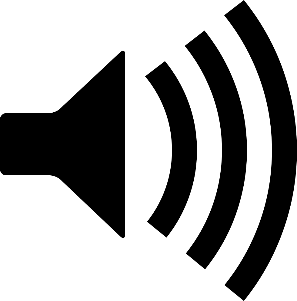 Volume Loudspeaker Png Image (black, gray, silver, white)