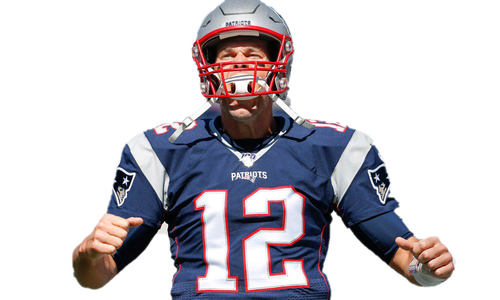 Tom Brady Png Isolated Hd (black, white)