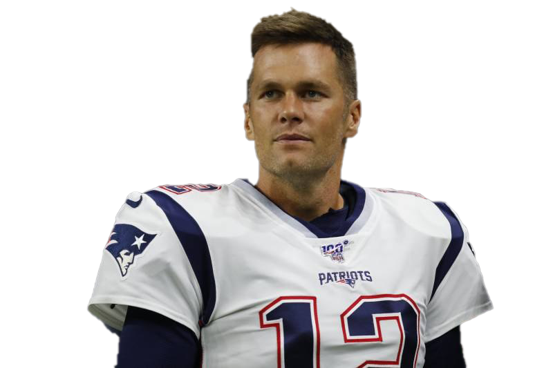 Tom Brady Png (lavender, black, white)