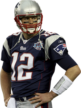 Tom Brady Transparent Png (black)