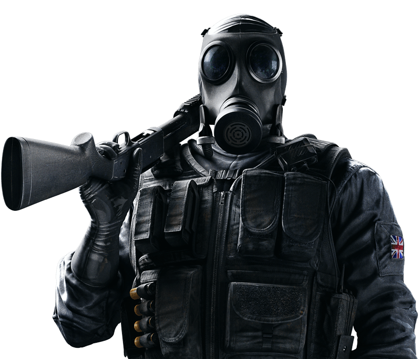 Tom Clancys Rainbow Six Png Hd (black)