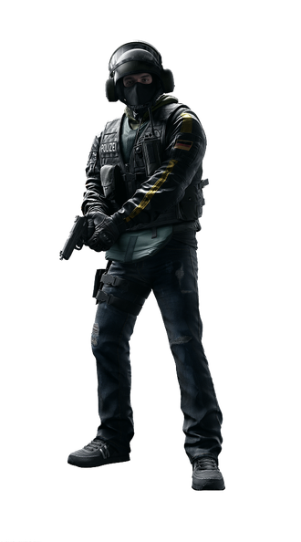 Tom Clancys Rainbow Six Png Image (black)