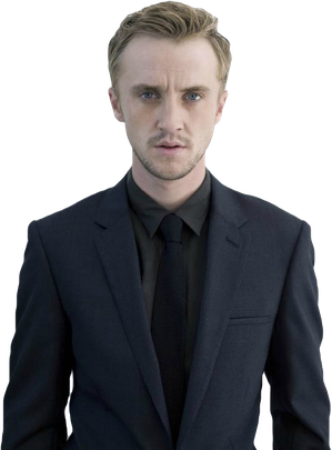 Tom Felton Png File (indigo, black)