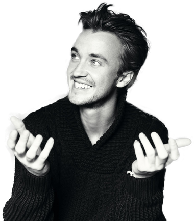 Tom Felton Png Hd (black)